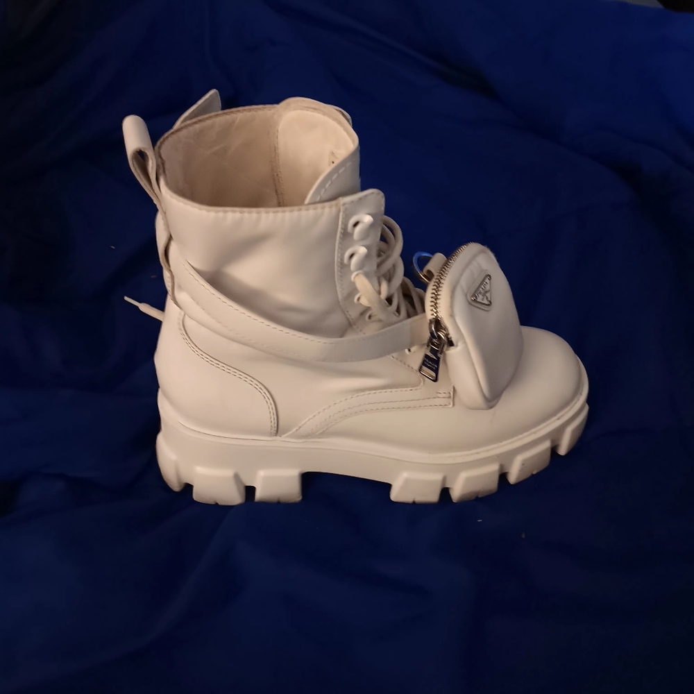 Prada Monolith Combat Boots - Picture 9 of 10